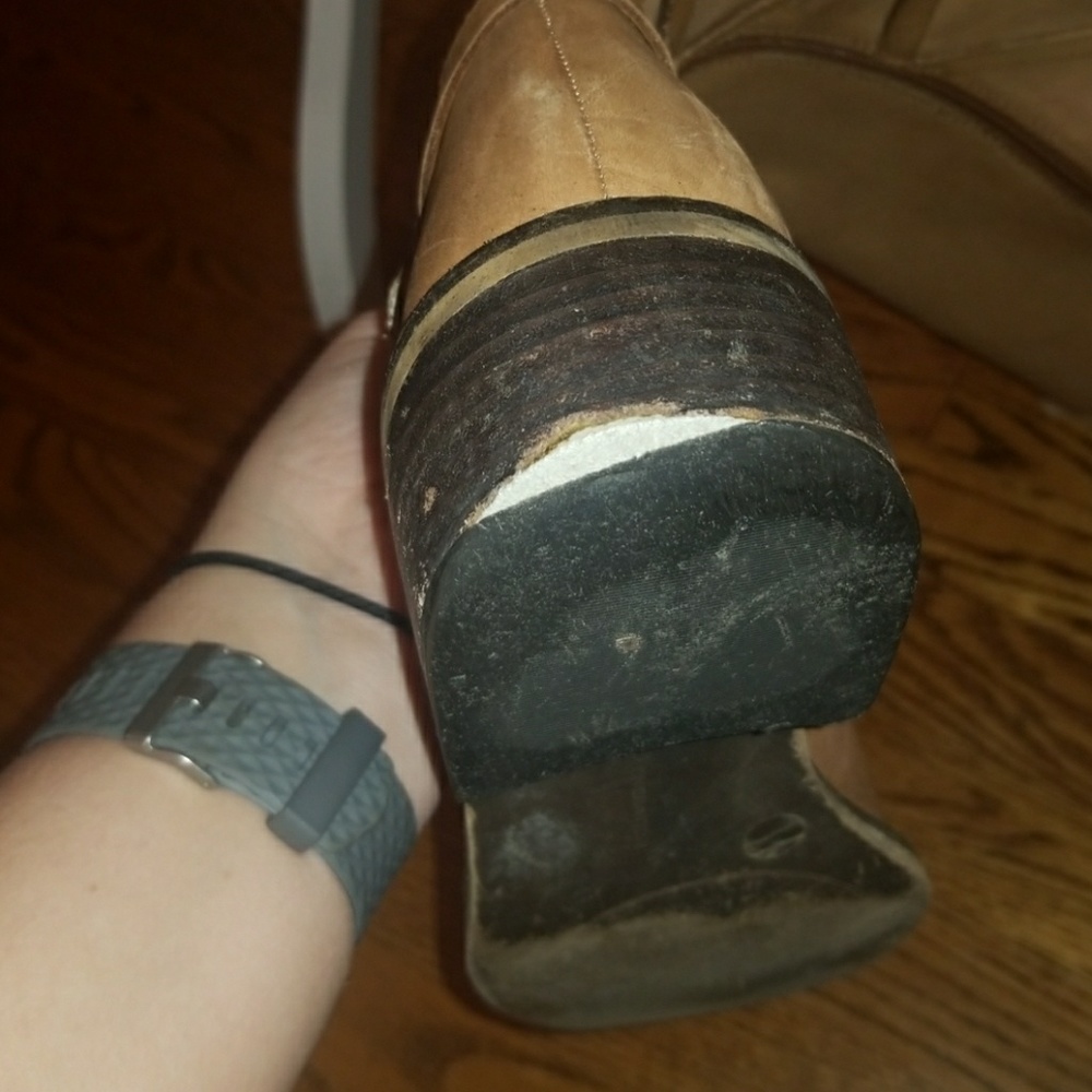 BCBGeneration Brown leather boots 9M - Picture 6 of 8